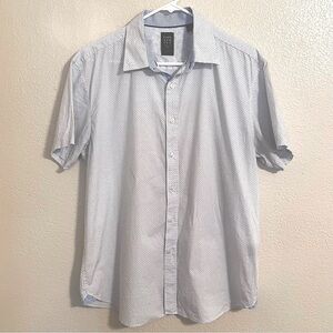 Construct Men's button-down short sleeve dress shirt Size S